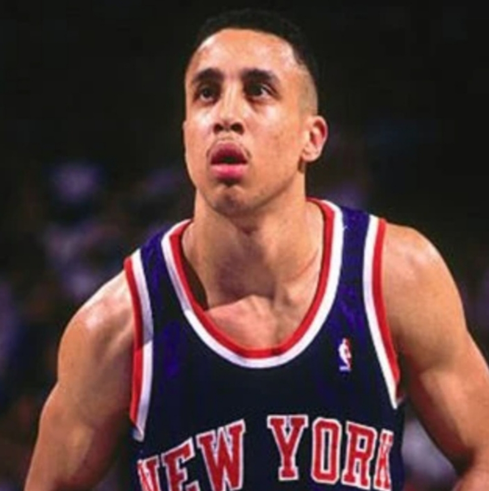 John Starks (Hardwood Classic)-(Knicks)-(Jersey)-(Blue)-(New)-(Size L)-$85.00 - Picture 12 of 15